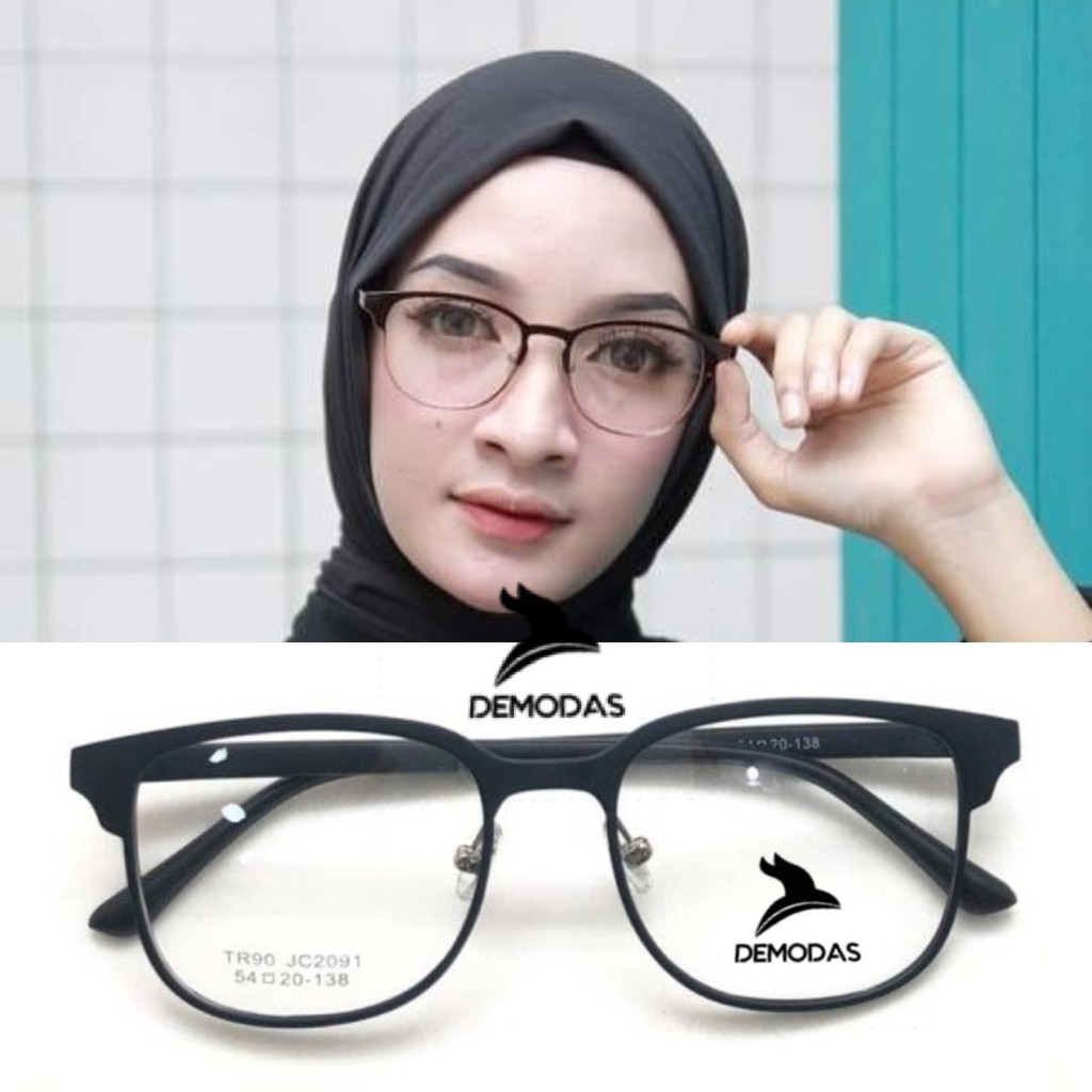 DEMODAS DG2091 Kacamata Unisex Lensa Photocromic Bluecromic Antiradiasi Blueray Minus Normal