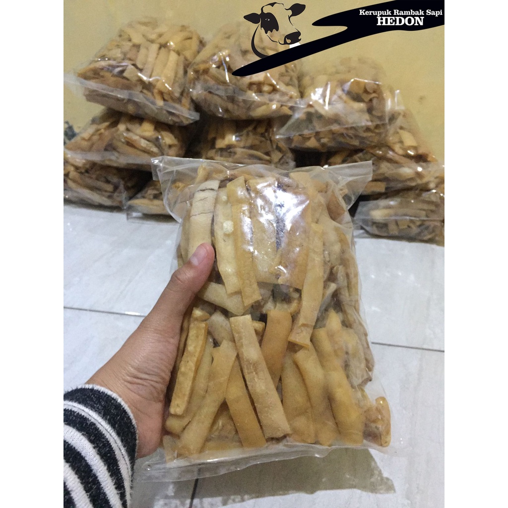 

Kerecek Rambak Kulit Sapi 500 gram | Kerupuk Kulit Sapi | Kerecek Kulit Sapi | Rambak Kulit Sapi | Krecek Rambak | Krupuk Rambak