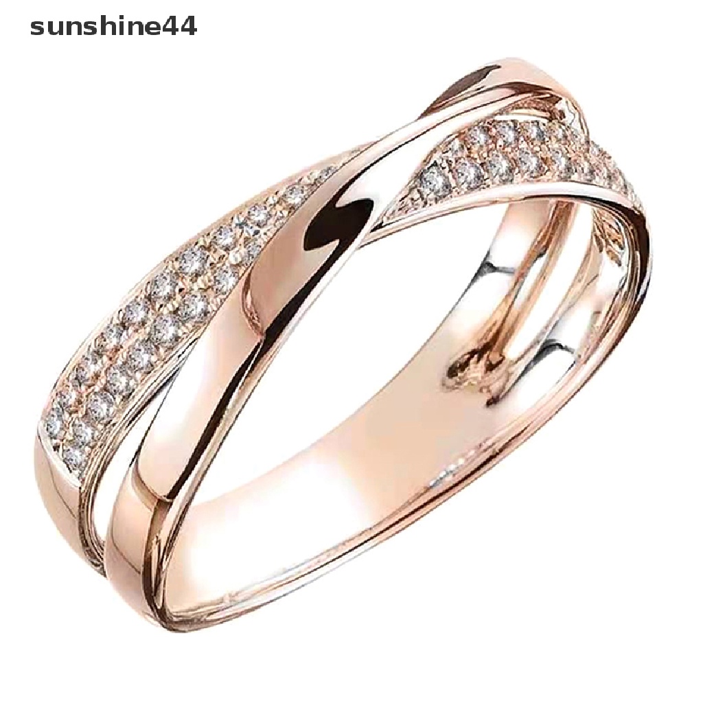 Sunshine Cincin Pelangsing / Pembakar Lemak / Terapi Menurunkan Berat Badan Aksen Berlian Untuk Wanita