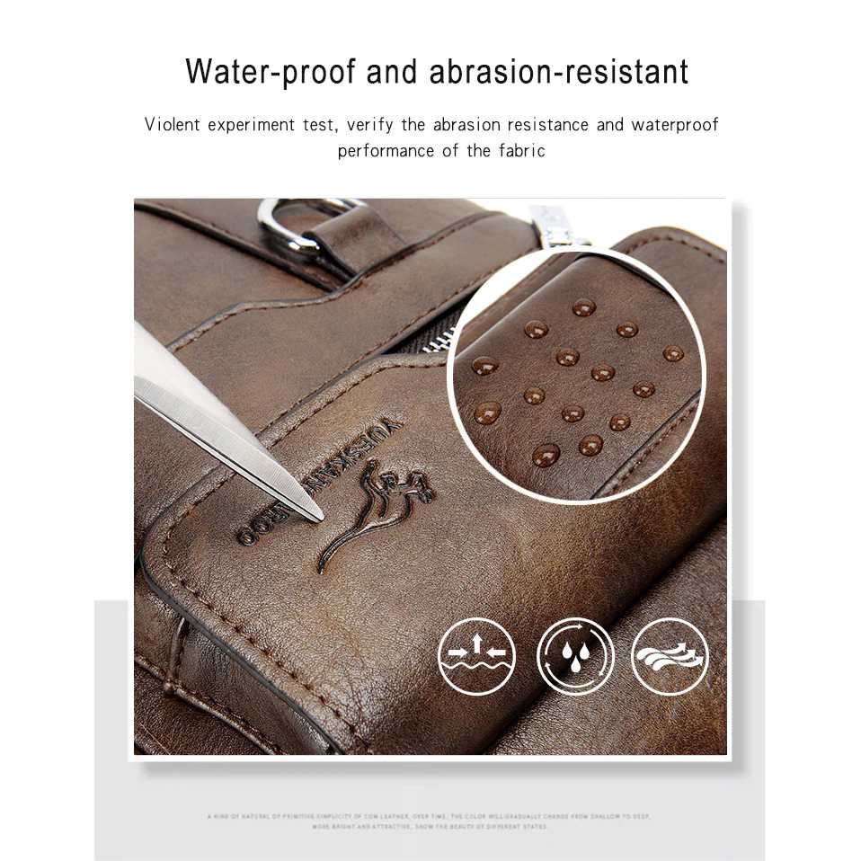 Rhodey Tas Selempang Pria Premium Kulit Leather Bag - HA-093