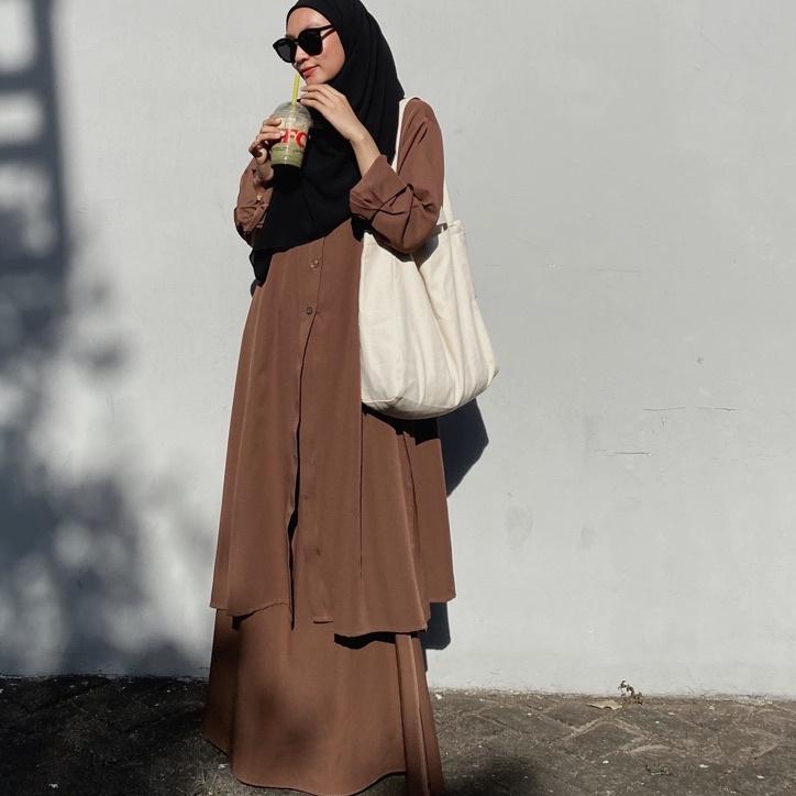 Bagus Dipakai.. NARA SET TUNIK & ROK | hi.shafiyya | tunik murah | abaya murah