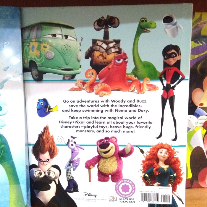 RSPS BUKU IMPOR DISNEY PIXAR CHARACTER ENCYCLOPEDIA NEW EDITION