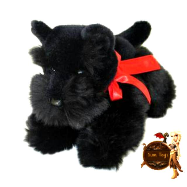 Boneka Hewan Anjing Yorkshire Terrier Shopee Indonesia