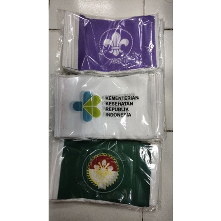 bendera meja ukuran 15 x 20 bendera logo Darmawanita logo PKK logo tutwuri logo dishub logo Kemenag 