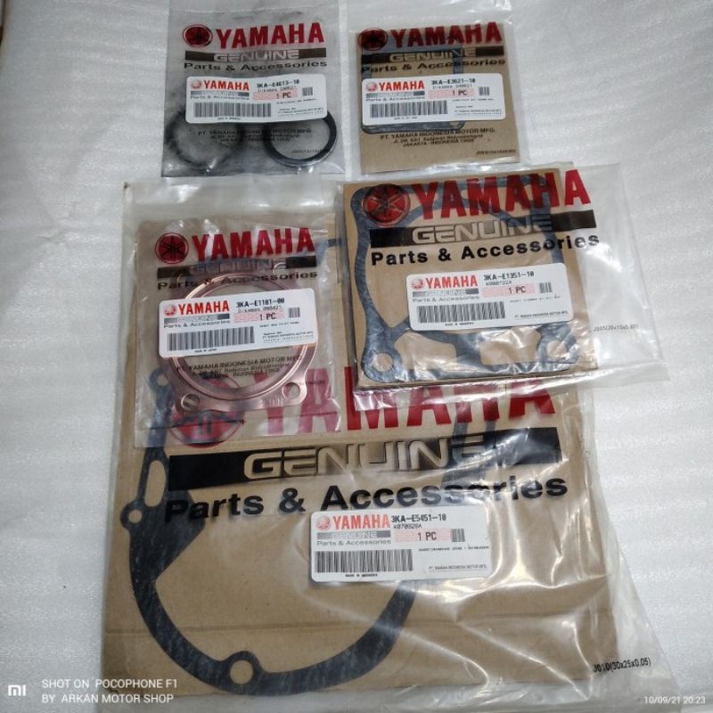 paking set rx king ori ygp original yamaha rxking rx-king perpak gasket kopling knalpot membran blok seher