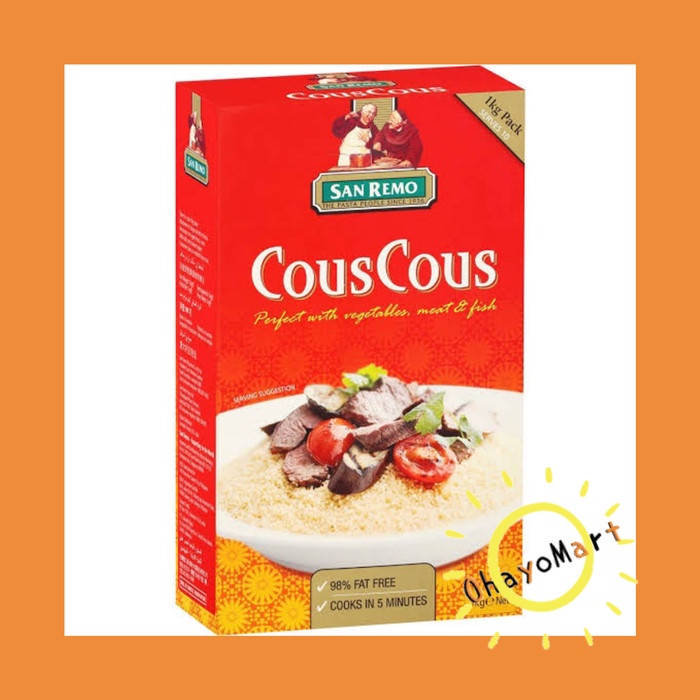 

PASTA-ANEKA- SAN REMO COUSCOUS / INSTANT COUSCOUS/ PASTA COUSCOUS 500G -ANEKA-PASTA.