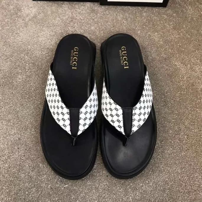 BARANG BERKUALITAS SANDAL ABG PRIA TERMURAH】 SANDAL JEPIT GUCCI PREMIUM HIGH QUALITY MIRROR 1:1 /
