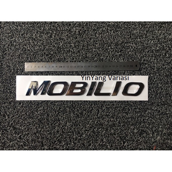 Emblem Kap Mesin Mobilio Tulisan MOBILIO