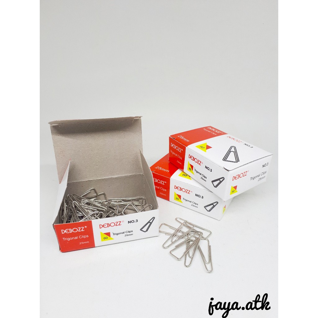 

Paper Clip/Triagonal Clip/Penjepit Kertas Kecil No. 3 Debozz