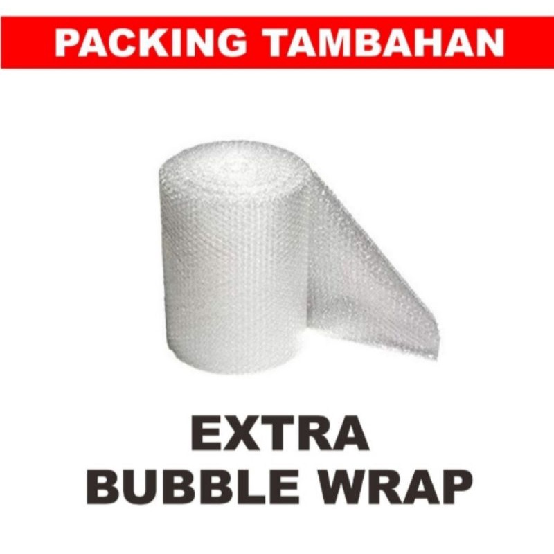 

Packing Tambahan Extra Bubble Wrap Pelindung Supaya paket aman