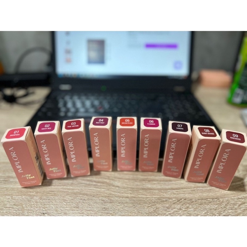 READY! IMPLORA JELLY TINT NEW IMPLORA BPOM JELLY TINT LIP JELY TINT IMPLORA COSMETIC KOSMETIK BIBIR IMPLORA LIPTINT JELLY IMPLORA