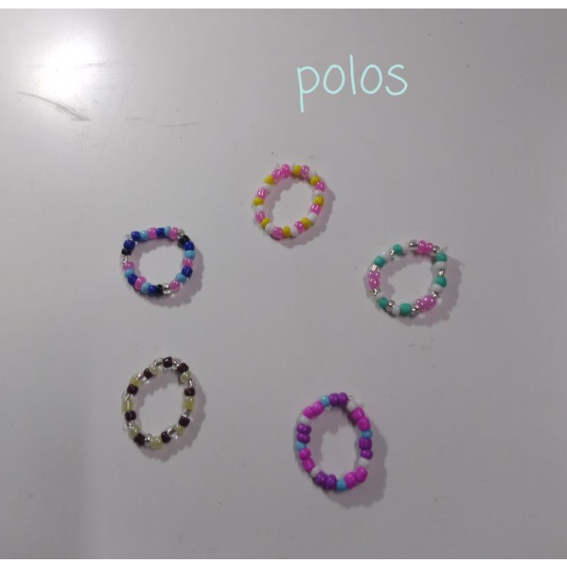 cincin manik polos/daisy/krista isi 1-5pcs