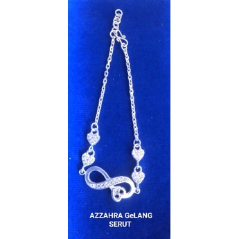 GELANG SERUT PERAK MURNI 925 DEWASA ,GELANH CANTIK