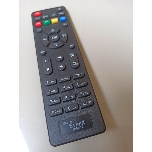 remot /remote dvb set top box evinix t2/ remot evinix