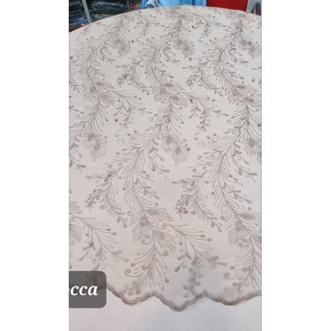 TILLE MUTIARA/AKAR  Glitter Motif Cantik