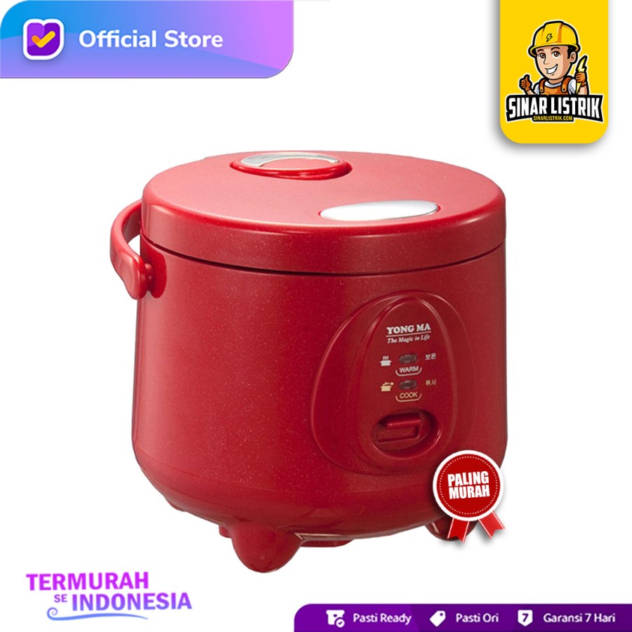 Yong Ma Magic Com / YONGMA Rice Cooker Mini SMC 2021 0.7 Liter SMC2021