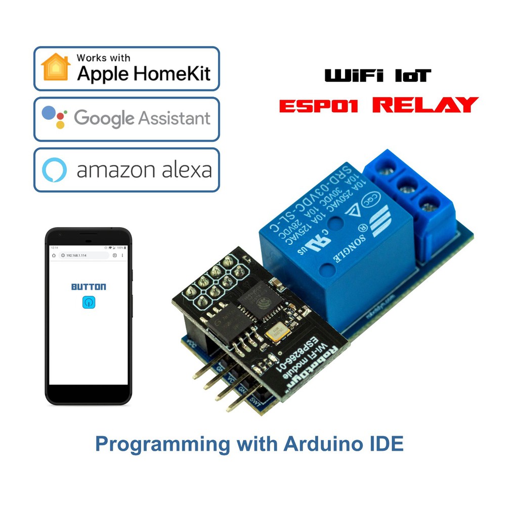 RobotDyn Relay ESP8266 WiFi IoT ESP01 Contact Relay module