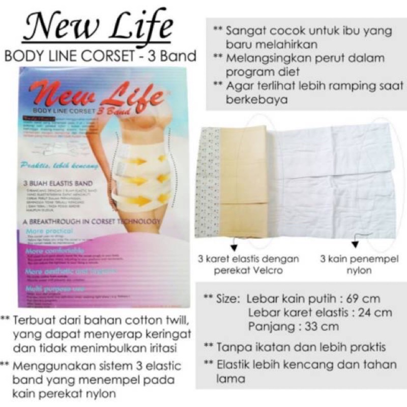 Korset Gurita New Life Korset gurita L XL XXL Rekat Pasca Melahirkan New Life Gurita Rekat