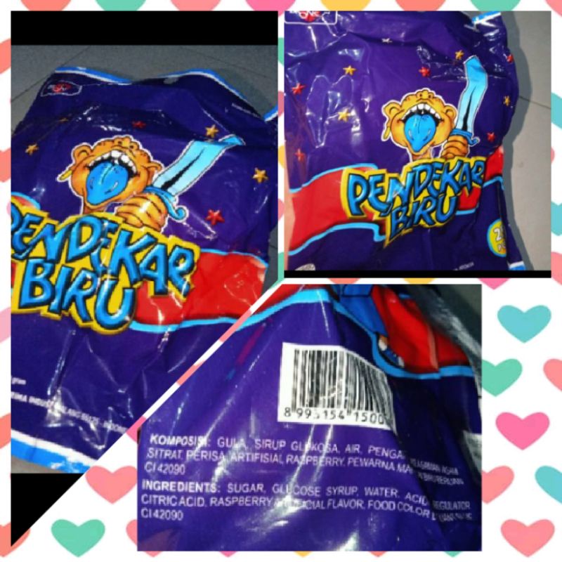 

Pendekar biru kembang gula rasa raspberry
