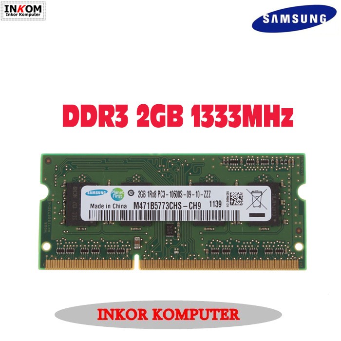 Sodimm Ram Laptop DDR3 2GB 10600 Sodimm