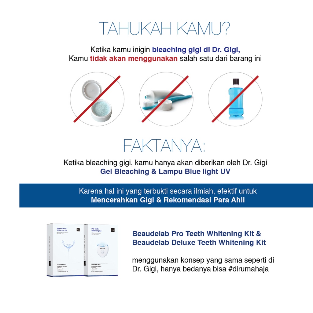 PRO TEETH WHITENING KIT Alat Pemutih Gigi Permanen |  Beaudelab Memutihkan Gigi Super Cepat NewLab New Lab