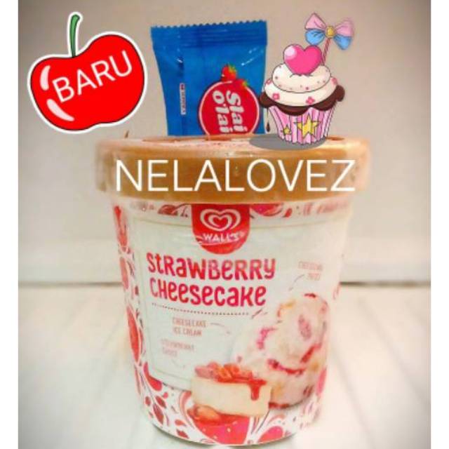 Ready Ice Cream Walls Strawberry Cheesecake Choco Nutty Oreo Viennetta Kosong Ya Shopee 