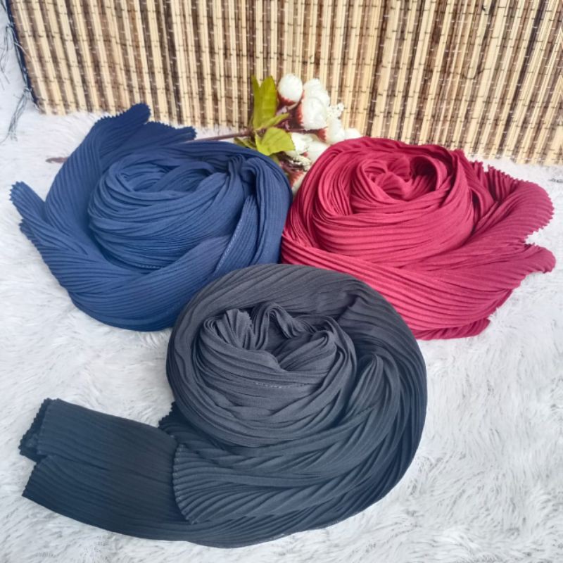 PASHMINA PLISKET 65X180/KERUDUNG WANITA/PREMIUM