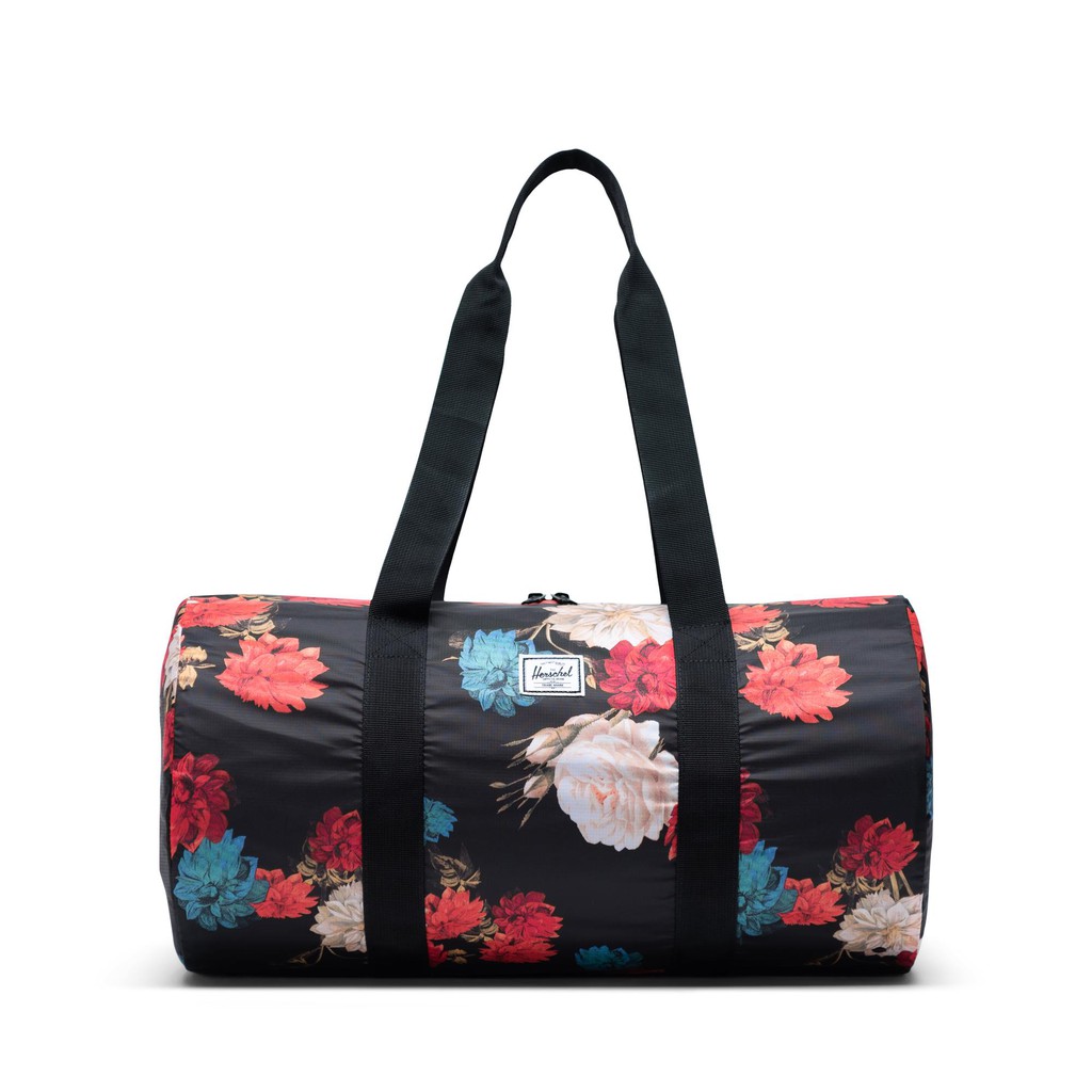 vintage floral duffle bag