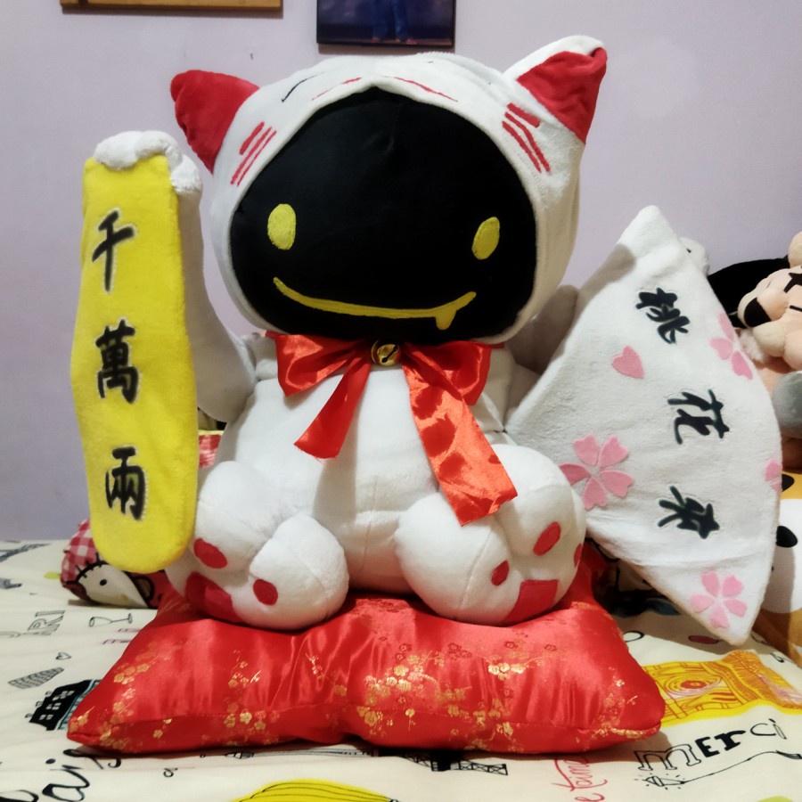 Limited Edition Maneki-Neko Deviruchi Plush Ragnarok Online Lucky Cat