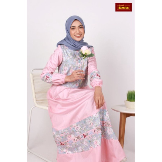 Abaya Dannis Terbaru A220101 Gamis Dress Fashion Muslim Jubah