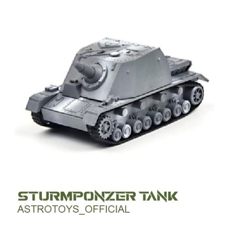 MAINAN TANK / DIECAST / MINIATUR (STURMPONZER TANK GREY)