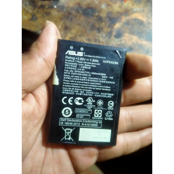 BATRE hp Asus Zenfone 2 z00rd ORI cabutan normal udh tested