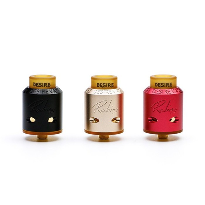 Rabies 24 RDA Atomizer - GOLD [Authentic]