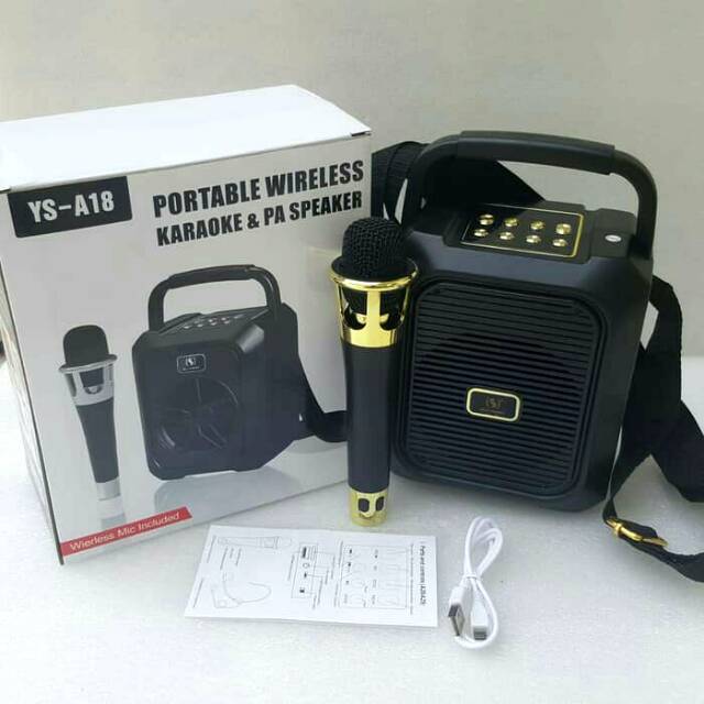 YS-A19 Portable Wireless Karaoke Speaker Alat Karoke Dengan Speaker YS A19