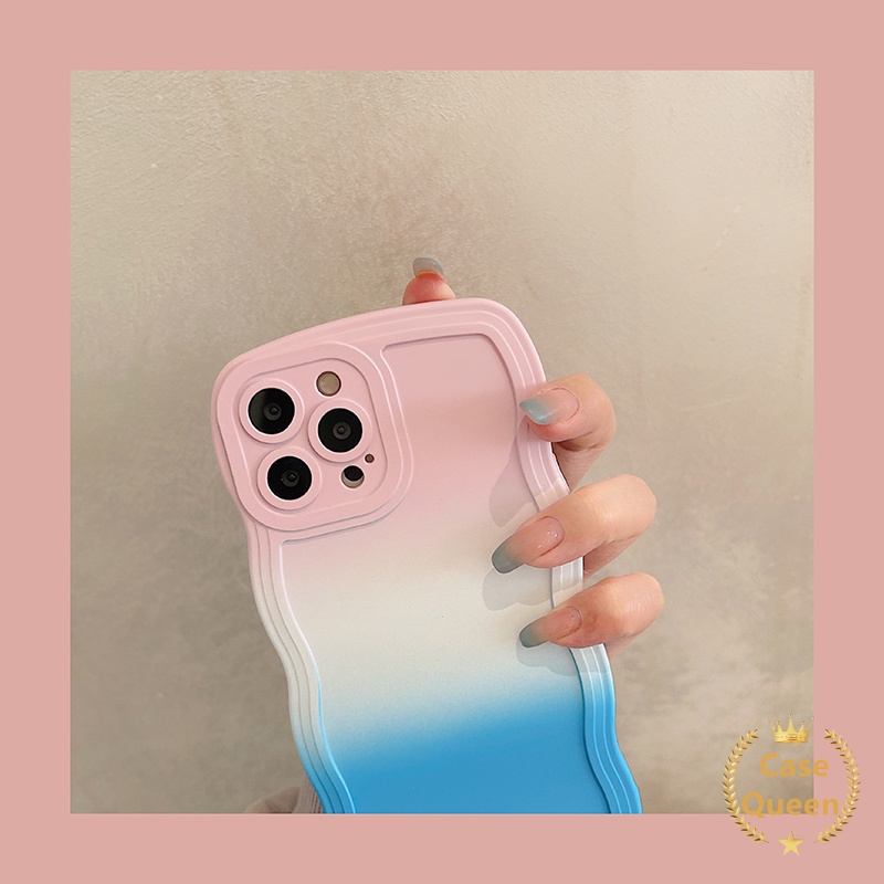 Soft Case TPU Warna Gradasi Untuk Oppo A15 A12 A95 A55 A3s A16K A16 A15s A7 A5s A57 2022 A96 A54 A76 F9 A16E A53 A9 A5 A16s A57 2022 A96 A52 A35 A33E A32