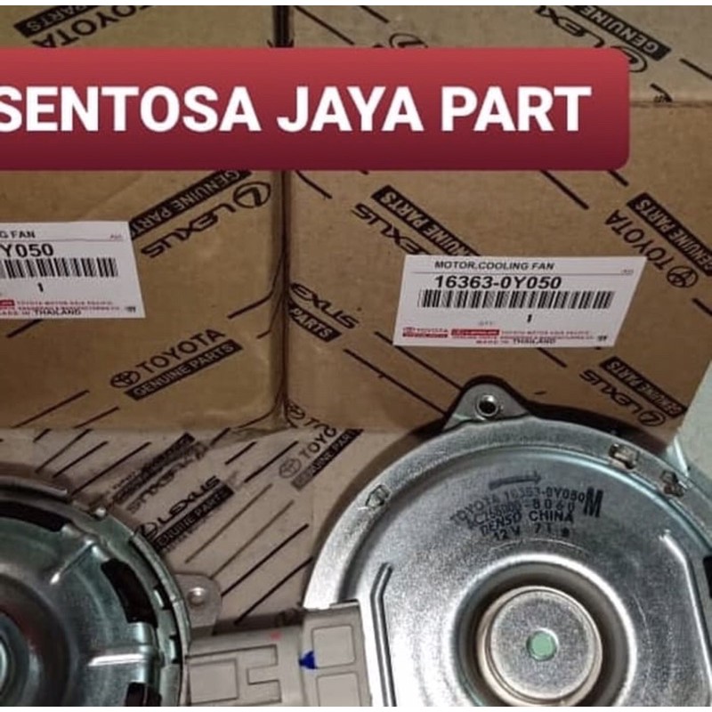 MOTOR FAN ALL NEW VIOS/YARIS 2013 KEATAS ORIGINAL GARANSI 1 bulan