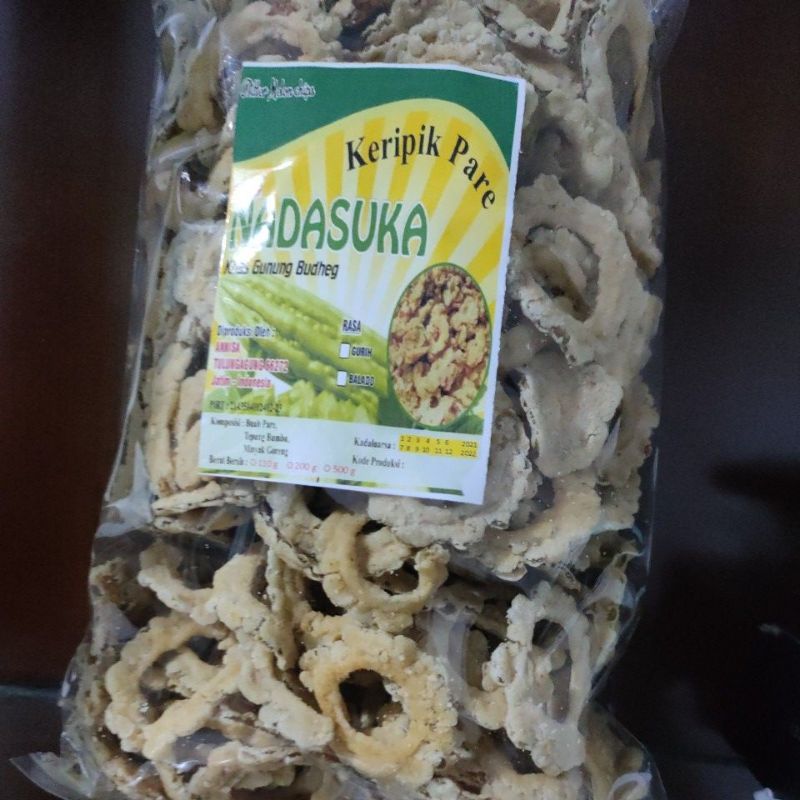 

kripik pare NADASUKA 500gr khas Tulungagung