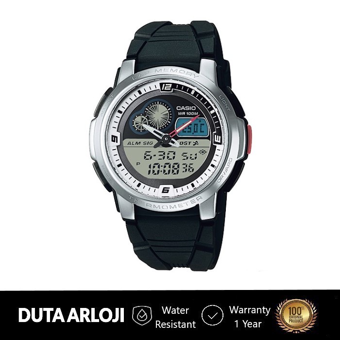 Casio General AQF-102W-7BVDF Digital Analog Men Rubber