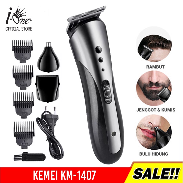 Mesin Cukur Rambut Kemei Professional Hair Clipper Original Berkualitas KM 1407
