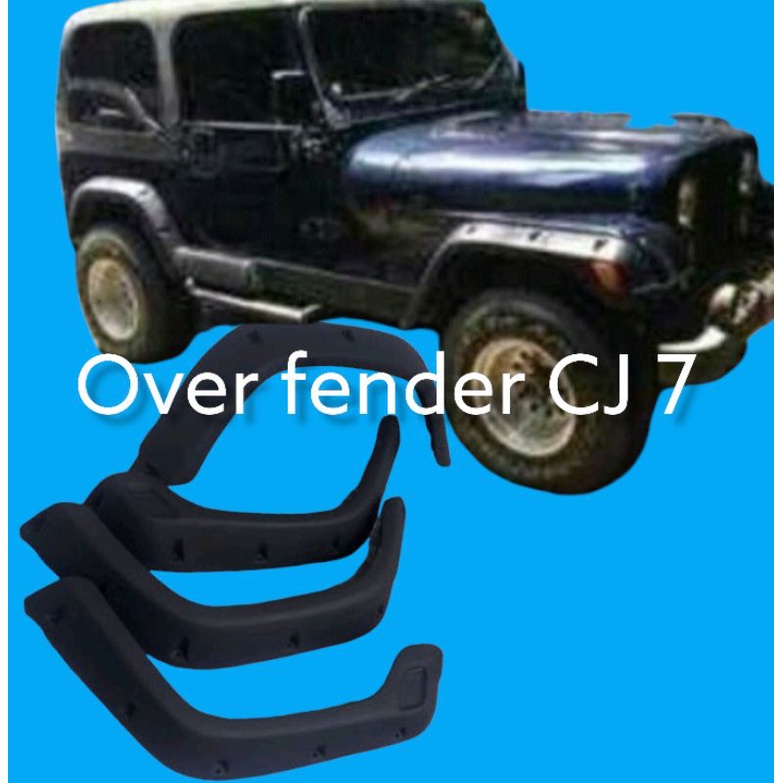 Over fender mobil Jeep CJ7 Model Baut
