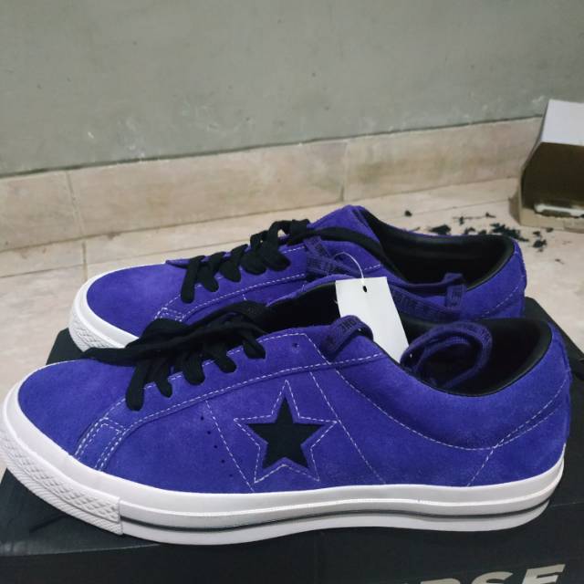Sepatu Converse One Star Dark Star Vintage Court Purple