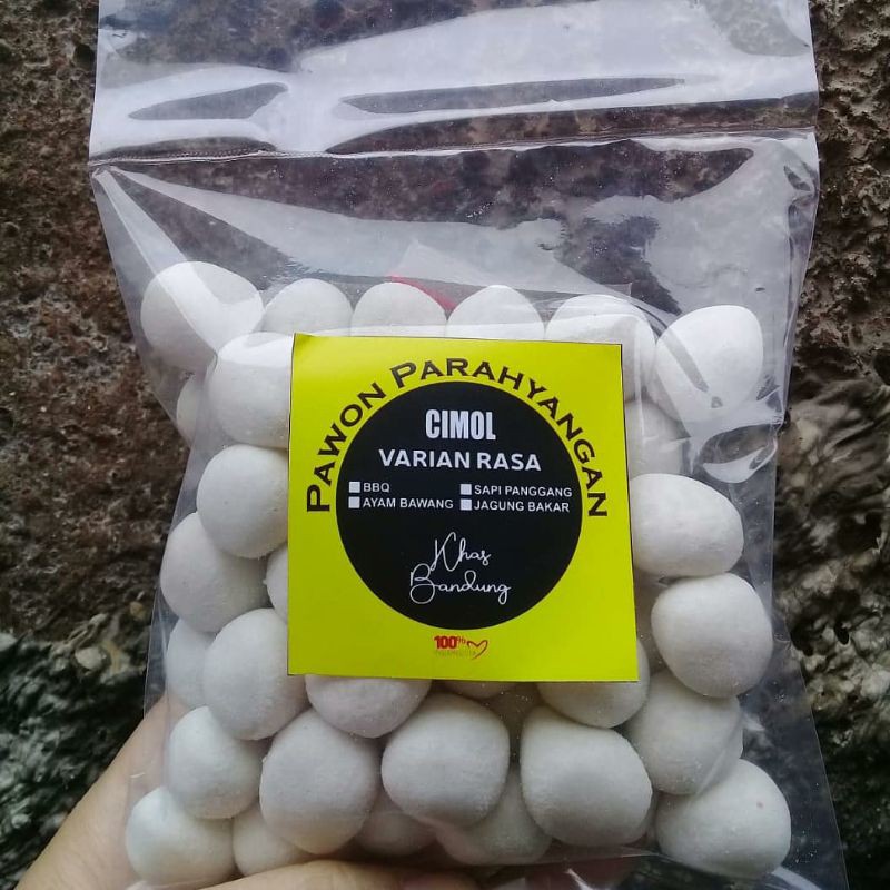 

Cimol varian rasaplus bumbu tabur mix 2 rasa khas bandung isi 50 biji