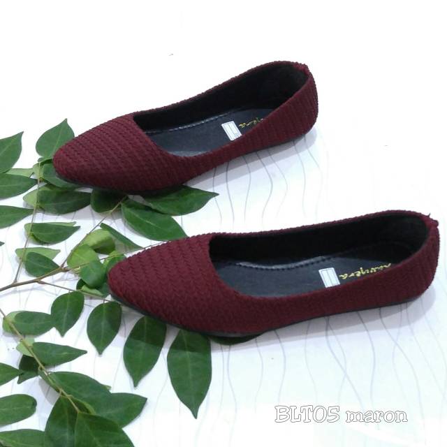 BORNEO  FLAT SHOES WANITA BAHAN KANVAS XAVYERA BLT05