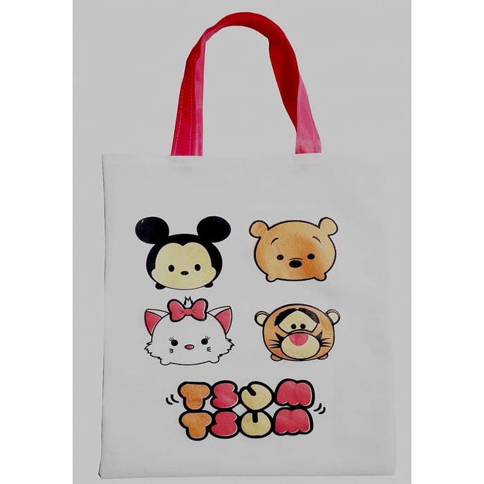 

Goodie Bag Tsum Tsum Disney Tas Ultah Anak Motif Kartun Lucu Karakter