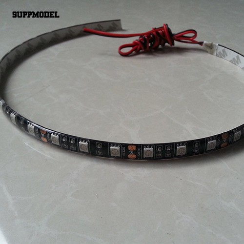 Lampu LED Strip Fleksibel 12V Tahan Air untuk Motor / Truk