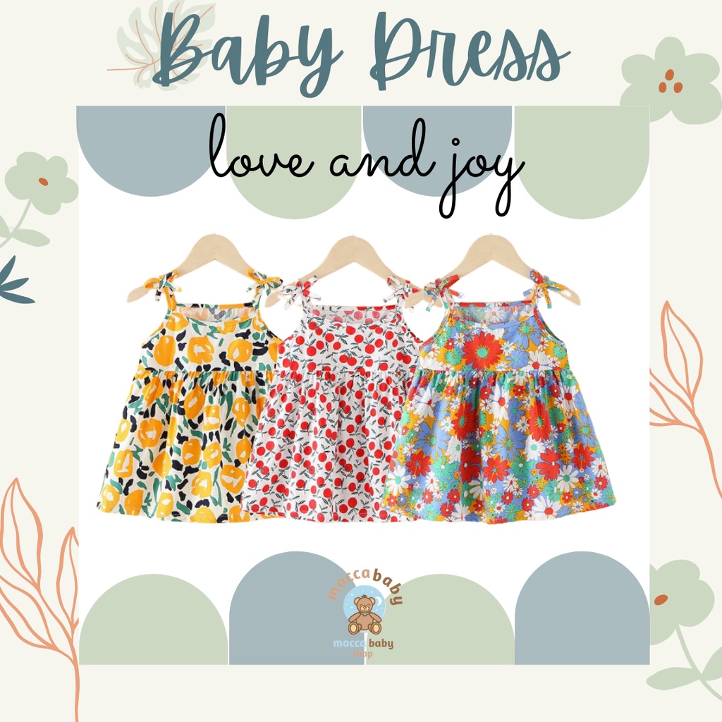 MBSS - EONNIE BEACH dress anak IMPOR/dress anak perempuan/PRINTED DRESS/dress 100% KATUN PREMIUM QUALITY - DS6