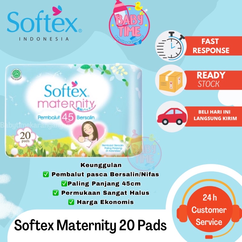 PEMBALUT SOFTEX MATERNITY / PEMBALUT BERSALIN ISI 20