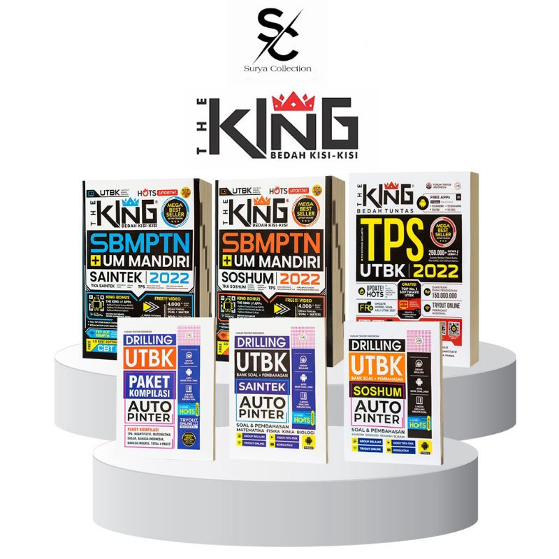PRELOVED BUKU UTBK SBMPTN TERLARIS  - BEDAH KONSEP INTI MATERI UTBK SBMPTN SAINTEK SOSHUM 2022 UJIAN MANDIRI - Buku The King Drilling UTBK SAINTEK SOSHUM - PRELOVED BUKU UTBK SBMPTN MURAH - UTBK SBMPTN 2022 - UTBK SBMPTN 2023