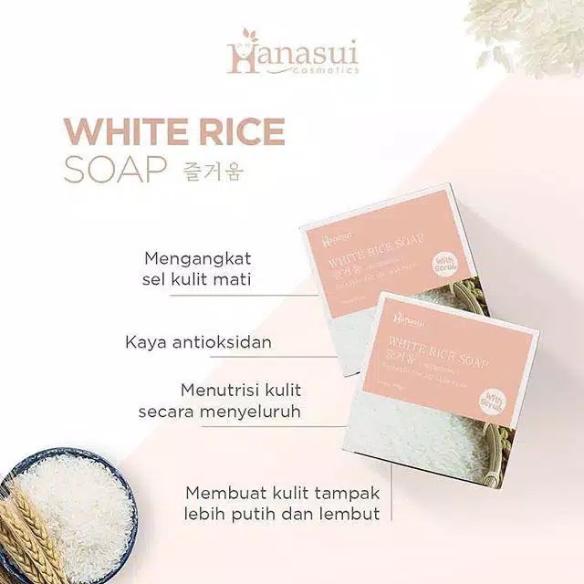 HANASUI SOAP Sabun Batang 60 gr