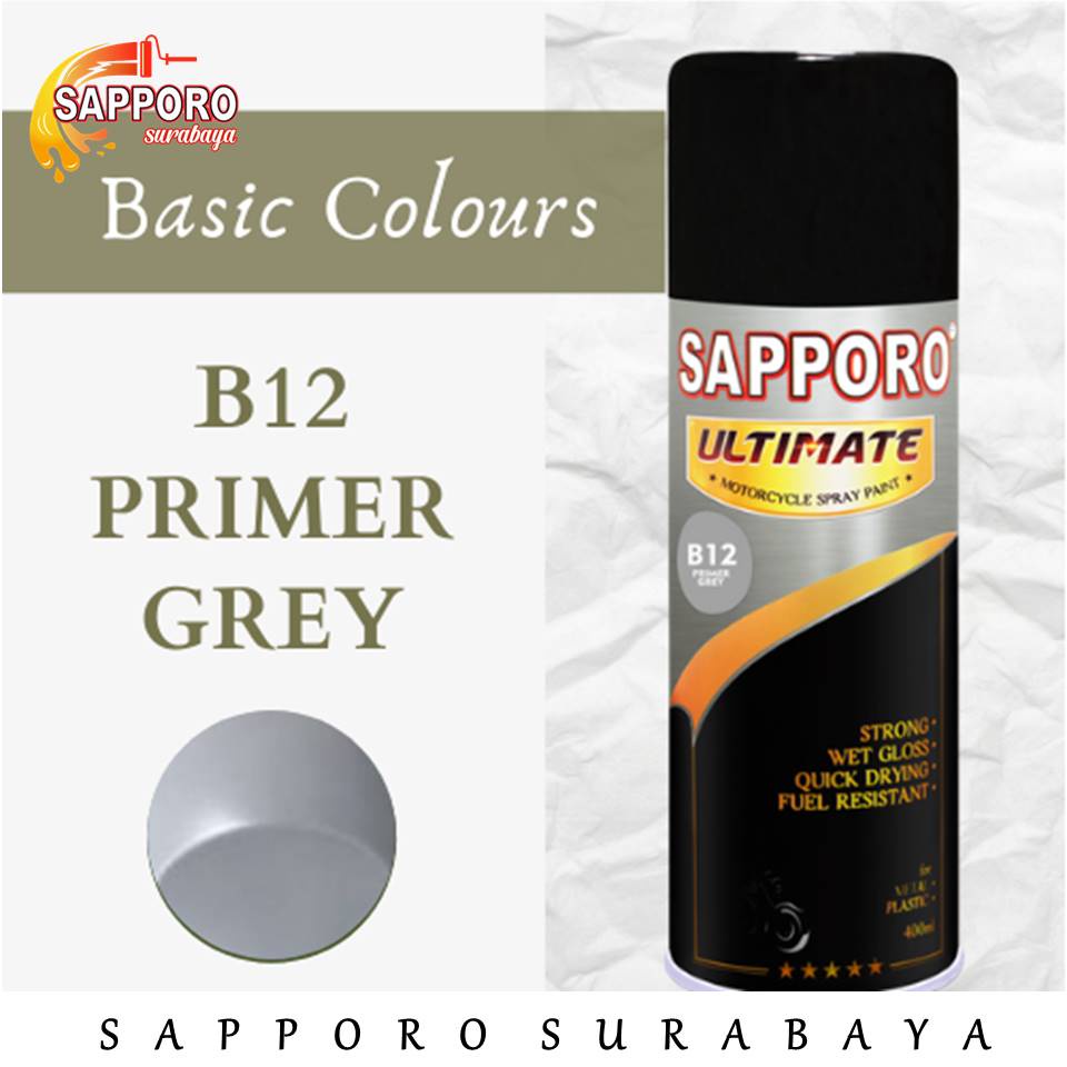 Sapporo Ultimate B12 Primer Grey / Sapporo Spray / Epoxy / Poxy